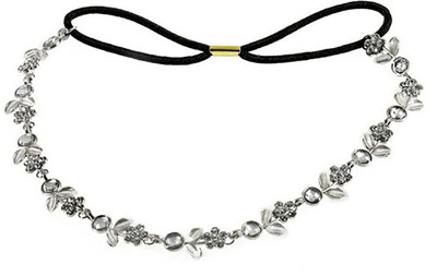 Young & Forever Prime Day Exclusive Hair Accessories Hair Chain(Silver, Black)