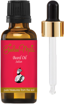 

Geeleemitti Beard Oil Sultan for Emperor like Shiny and Royal Facial Hair, Beard and Moustache 10ml Hair Oil(10 ml)