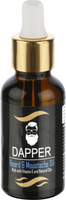 

Dapper Beard and Moustache Oil - Grow Your Beard with Enriched Vitamin-E & Natural Hair Oil(30 ml)