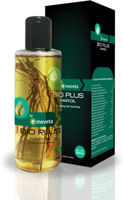 

Emeveta Bio Plus Hair Oil 17 Natural Ingredients Bringaraja Almond Coconut Brahmi Amla For Anti Hair Fall,Hair Growth Hair Oil(200 ml)