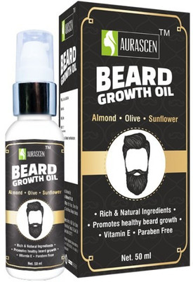 

Aurascen Beard Growth Oil (with Almond,olive & Sunflower) Hair Oil(50 ml)
