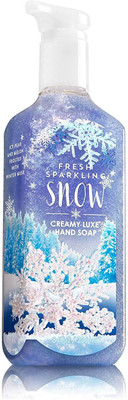 

Bath & Body Works Creamy Luxe Hand Soap Fresh Sparkling Snow(236 ml, Pump Dispenser)