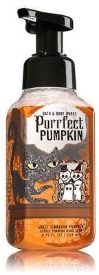 

Bath & Body Works 2017 Halloween Edition Purrfect Pumpkin (Sweet Cinnamon Pumpkin) Gentle Foaming Hand Soap 8.75 Oz.(250 ml, Bottle)