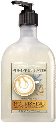

Bath & Body Works ~ Marshmallow Pumpkin Latte ~ Nourishing Hand Soap with Pumpkin Butter ~ 8 fl oz ~ Fall 2017(236 ml, Pump Dispenser)