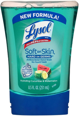 

Lysol Healthy Touch Hand Soap Refill, Cucumber - Soothing Cucumber Splash - 8.5 oz(251 ml, Bottle, Pack of 2)