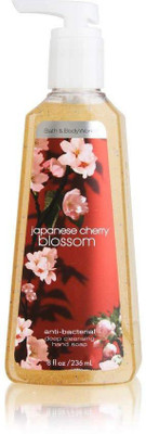 

Bath & Body Works Japanese Cherry Blossom 8.0 oz Anti-Bacterial Deep Cleansing Hand Soap(236 ml, Pump Dispenser)