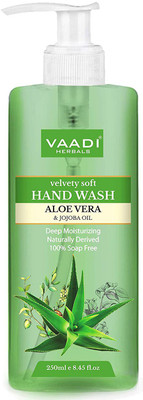 

Vaadi Herbals Velvety Soft Aloe Vera and Jojoba Oil Hand Wash(250 ml, Pump Dispenser)