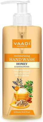 

Vaadi Herbals Deep Moisturizing Honey and Sandal Hand Wash(250 ml, Pump Dispenser)