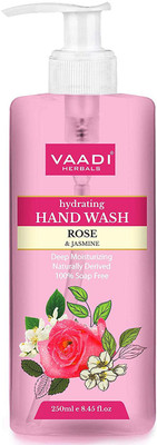 

Vaadi Herbals Hydrating Rose and Jasmine Hand Wash(250 ml, Pump Dispenser)