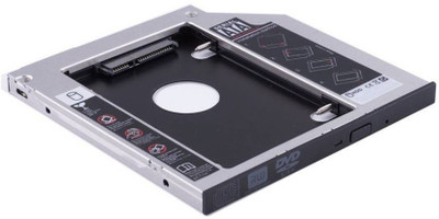 

XBOLT 9.5mm 2nd hard drive caddy Universal for laptop second (SSD or HDD) 2.5 Internal Hard Drive Enclosure(For Laptop, Macbook, imac, Silver)