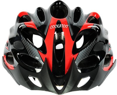 COCKATOO Talent Professional Helmet (Size S) @Hipkoo Cycling Helmet(Red Black)