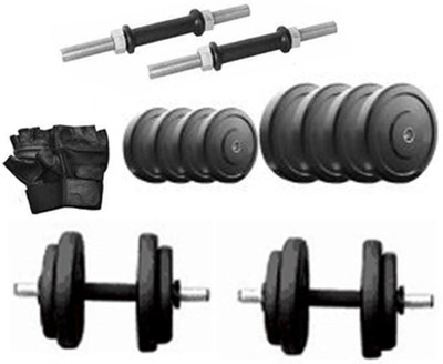 

RIGHTWAY FITNESS BEST QUALITY 8 KG HOME GYM . IN BOX . 2 KG 4 PLATES . 2 DUMBBELL ROD Adjustable Dumbbell(8 kg), Black
