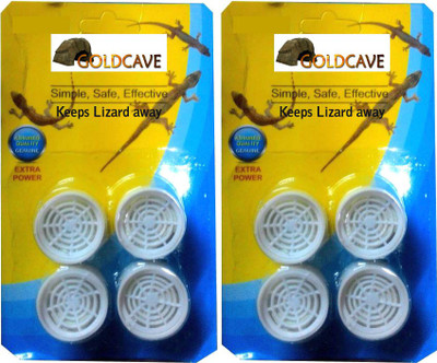 

Goldcave Say No to Lizards - 8 Patches(Pack of 2)