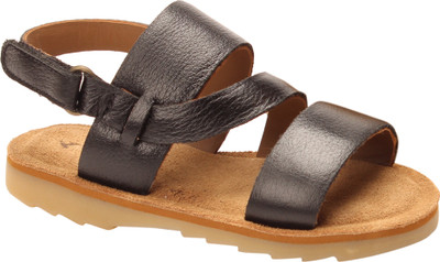 

Drish Girls Velcro Strappy Sandals(Black