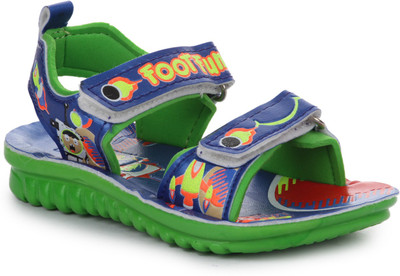 Lucy & Luke By Liberty Boys Velcro Sports Sandals(Blue)