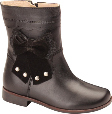 

Drish Girls Slip on Casual Boots(Black