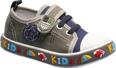 

Little Soles Boys & Girls Velcro Sneakers(Grey