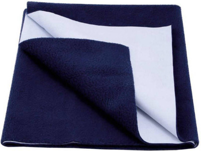

EasyShop Cotton, Rubber, Rexin Baby Bed Protecting Mat(NEAVY BLUE