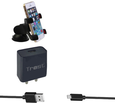 TROST Wall Charger Accessory Combo for Samsung Galaxy J7, Samsung Galaxy J7 Prime(Multicolor)