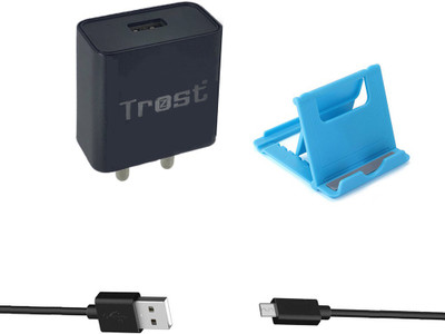 TROST Wall Charger Accessory Combo for Xiaomi Redmi Note 5A(Multicolor)