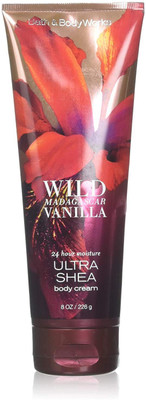 

Bath & Body Works Wild Madagascar Vanilla 8.0 oz Ultra Shea Body Cream (8 ounces)(226 g)