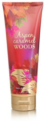

Bath & Body Works Aspen Caramel Woods 8.0 oz Triple Moisture Body Cream(226 g)