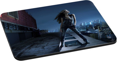 

ANNI69 Girl on roof Mousepad(Multicolor)