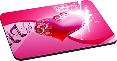 

ANNI69 Pink heart Mousepad(Multicolor)