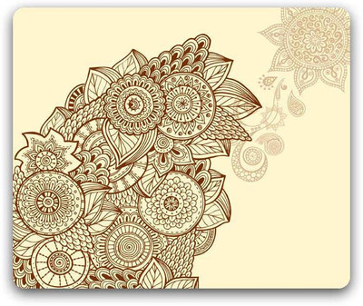 

MADANYU Golden Motifs Mousepad for Gamers HD Print Mousepad(Multicolor)