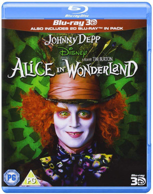 

alice in wonderland blu-ray 3d , region b(3D Blu-ray English)