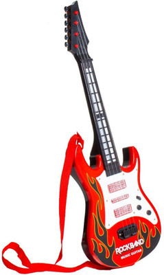 

Kids Town Guitar With Adjustable Tunning Knob (White)