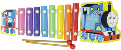 

Tootpado Wooden Xylophone for Kids - Train (1TNG286) - Glockenspiel Musical Toy for Kids with Clear Sounding Metal Keys Two Child-Safe Wood Mallets Sticks(Multicolor)