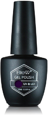 

Elite99 10MLUV Gel Nail Polish LED Lamp Gel Lacquer Gel Polish Pure Colors Semi Permanent Gel Varnish Nail Primer 1338-Purple