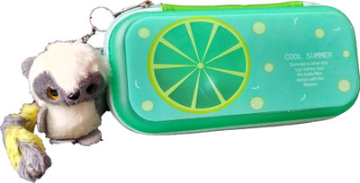 

TECHNOCHITRA Fruit FRUIT Art Polyester Pencil Box(Set of 1, Green)