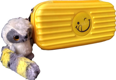 

TECHNOCHITRA Smile SMILE Art Polyester Pencil Box(Set of 1, Yellow)