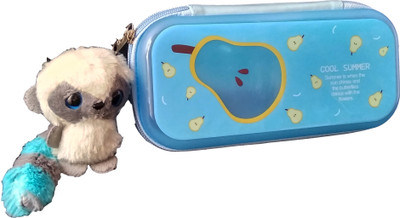 

TECHNOCHITRA Fruit FRUIT Art Polyester Pencil Box(Set of 1, Light Blue)