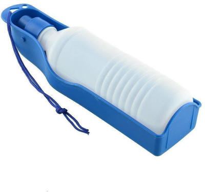

Foodie Puppies Portable Pet Travel Water Drink Plastic Bottle Bowl Dispenser Feeder, 500ml (Color May Vary) Cylinder Plastic Pet Bottle(500 ml Multicolor)