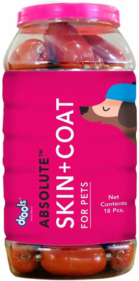 

Drools Absolute Skin + Coat Sausage Dog Supplement Vegetable 18 g Wet Dog Food