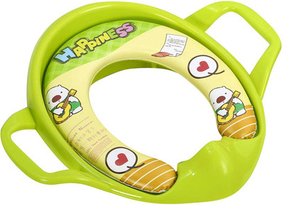 

SYGA Baby Potty Seat Child Toilet Training Seat Pedestal Cushion Pad Ring Baby Toilet Seat (Green) Potty Seat(Green)
