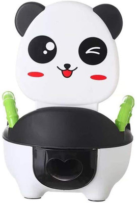 

SYGA Panda Design Children's Toilet Seat Baby Toddler Trainer Potty Toilet Chair (Black) Potty Seat(Black)
