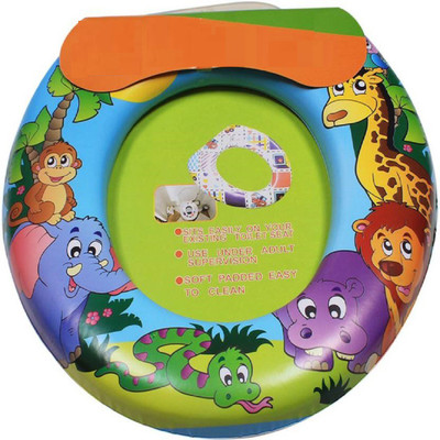 

Chote Janab Soft Cushioned with Support Handles Potty Seat(Multicolor)
