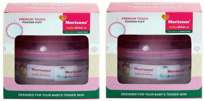 

Morisons Baby Dreams Premium powder puff set of 2pcs(Pink)
