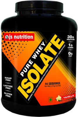 

ojs nutrition Pure Whey Isolate-Vanilla Flavor-1.5kg (3.3lbs) Whey Protein(1320.0 g, Vanilla)
