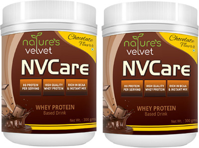 

Natures Velvet Lifecare NVCare, Whey Based Drink, 300Gms - pack of 2 Whey Protein(600.0 g, chocolate)