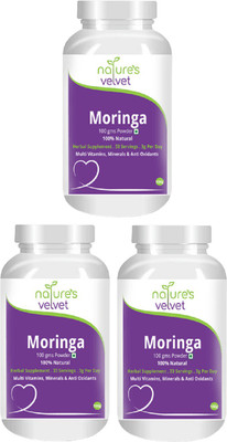 

Natures Velvet Lifecare Moringa Leaf powder, 100gms - pack of 3 Plant-Based Protein(300 g, natural)