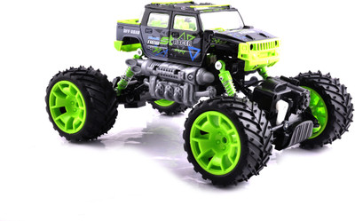 

Kidzfan Rock-X 4x4 The Rock Crawler Climbing Car | 4 Wheel Drive | Off Road | Gun Type controller | Rechargeable | Assorted Color(Multicolor)