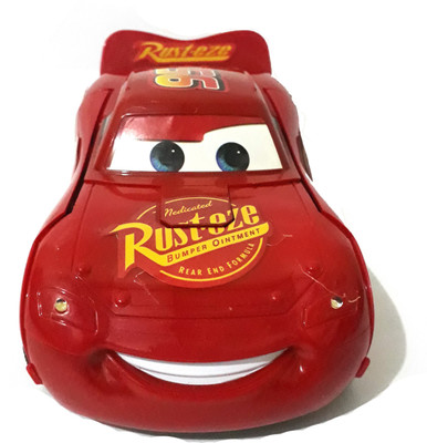

ExaltedCollection Remote control Rusteze 95 Mcqueen one key Deformation Transformer toy(Red)