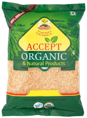 

ACCEPT ORGANIC 1 KG Brown Basmati Rice (Long Grain, Polished)(1 kg)
