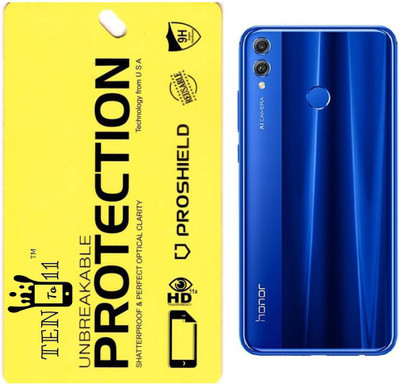 Ten To 11 Back Screen Guard for Honor 8X(Pack of 1)