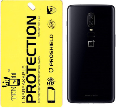 Ten To 11 Back Screen Guard for OnePlus 6T(Pack of 1)